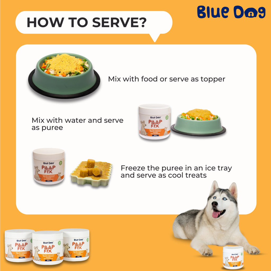 Prebiotic High Fiber Gut Health Supplement for Dogs